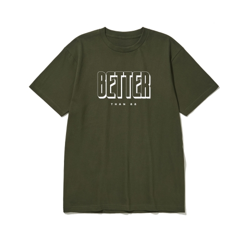 btss26 깔끔 그 잡채 로고 그래픽 반팔티셔츠 | 아미그린