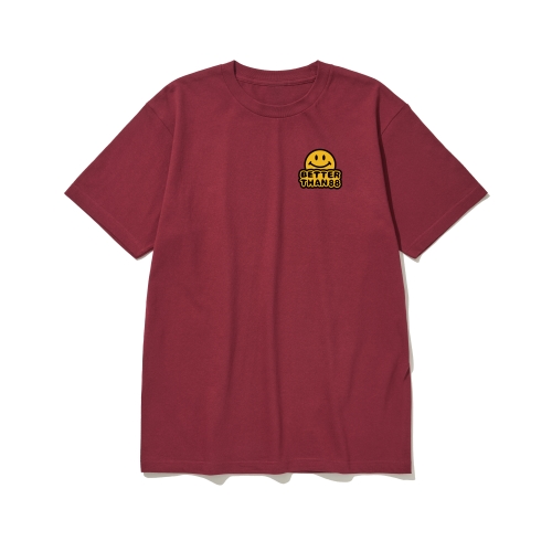 btss39 슬퍼도 우리는 웃어보자 그래픽 반팔티셔츠 | 버건디