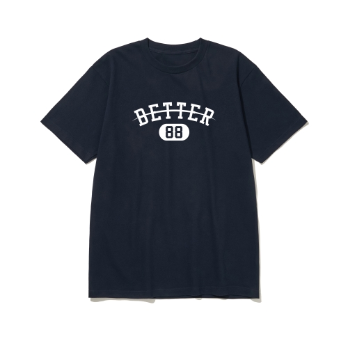 btss40 베러댄 샤샤삭 버전2.0 그래픽 반팔티셔츠 | 네이비