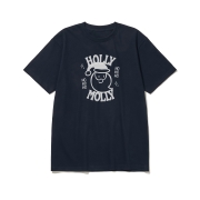 btss42 커플지옥 솔로천국 그래픽 반팔티셔츠 | 네이비