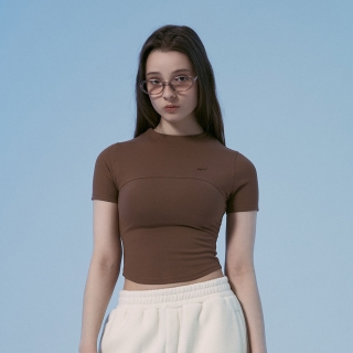 릴트 폴로 소프트 숏슬리브 | 브라운