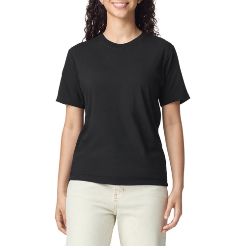 1717 피그먼트 워싱 무지 라운드 반팔티 2XL l 블랙