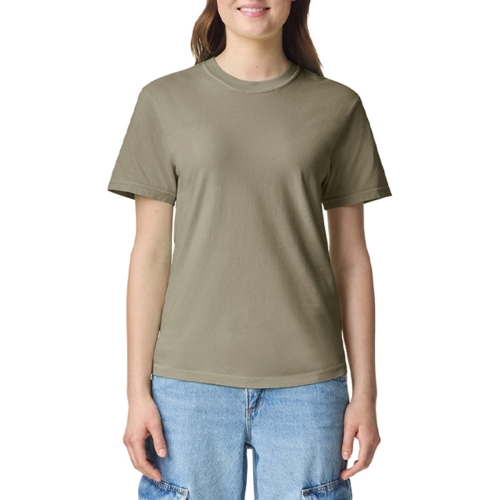 1717 피그먼트 워싱 무지 라운드 반팔티 2XL l 샌드스톤