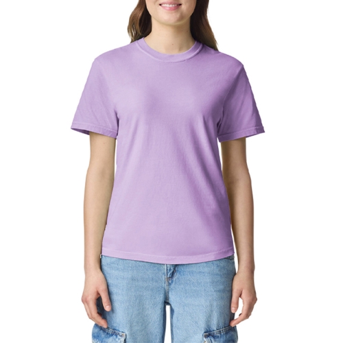 1717 피그먼트 워싱 무지 라운드 반팔티 2XL l 바이올렛