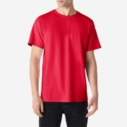 2000 울트라코튼 18수 무지 반팔 라운드 티셔츠 | 레드 | 2XL,3XL