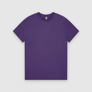 76000 ASIAN FIT 무지 반팔 티셔츠 2XL, 3XL | 퍼플