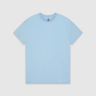 76000 ASIAN FIT 무지 반팔 티셔츠 2XL, 3XL | 라이트블루