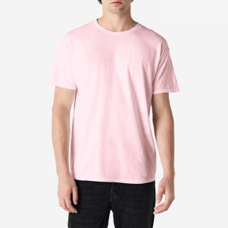 76000 ASIAN FIT 무지 반팔 티셔츠 2XL, 3XL | 라이트핑크