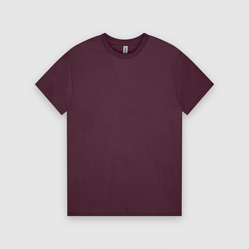 76000 ASIAN FIT 무지 반팔 티셔츠 2XL, 3XL | 마룬