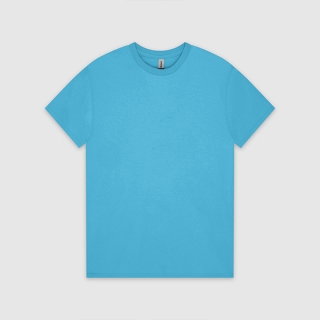 76000 ASIAN FIT 무지 반팔 티셔츠 2XL, 3XL | 사파이어