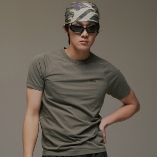 사이버 매쉬 머슬 숏슬리브 카키