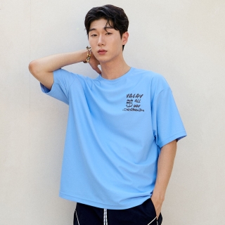 웨이브 래쉬가드 티셔츠 | 블루