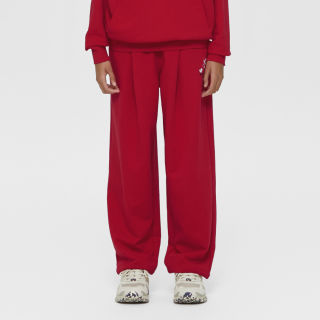 ESSENTIAL PAINTED WIDE PANTS | RED