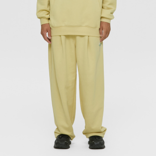 ESSENTIAL PAINTED WIDE PANTS | LIGHT YELLOW