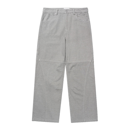 프리미엄 컷 피치 카치온 기모 팬츠 [그레이]