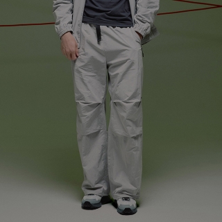 유틸리티 투턱 버클 팬츠 | 라이트그레이