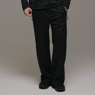 슬랜트 컷라인 코지 팬츠 블랙