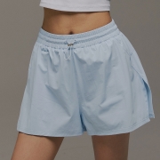 오픈사이드 포켓 레이어 쇼츠 스카이블루