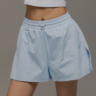 오픈사이드 포켓 레이어 쇼츠 스카이블루