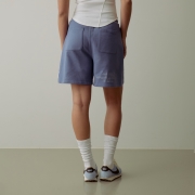 스티치 라벨 트랙 쇼츠 | 블루