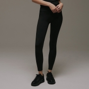 크로스 랩 소프트 엑티브 레깅스 블랙