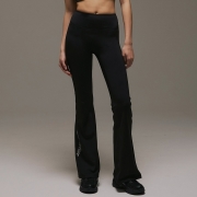 서포티브 크로스 부츠컷 레깅스 | 블랙