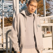 츄바스코 Chu pull zipup Hoodie CH304 그레이