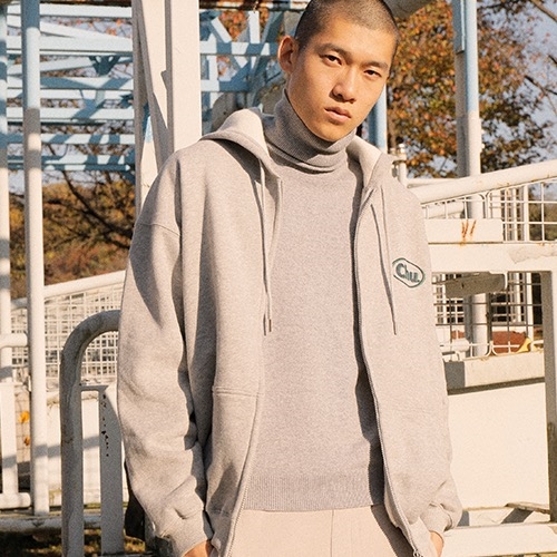츄바스코 Chu pull zipup Hoodie CH304 그레이