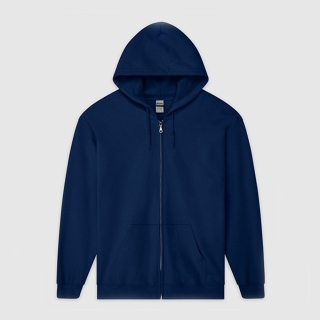 88600 기모 후드 스웨트 집업 셔츠 | 네이비 | 2XL