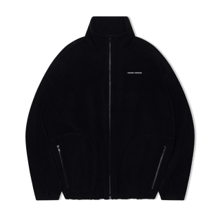 데일리 플리스 집업자켓 | 블랙