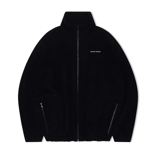 데일리 플리스 집업자켓 | 블랙