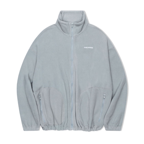 데일리 플리스 집업자켓 | 연그레이