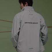 유틸리티 슬랜티드 집업 라이트그레이