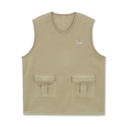 아웃포켓 플리스 베스트 | 베이지