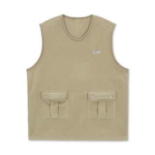 아웃포켓 플리스 베스트 | 베이지