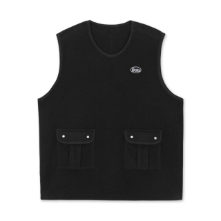 아웃포켓 플리스 베스트 | 블랙