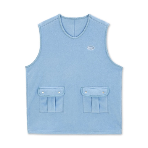 아웃포켓 플리스 베스트 | 스카이블루