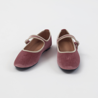 벨벳 메리제인 플랫