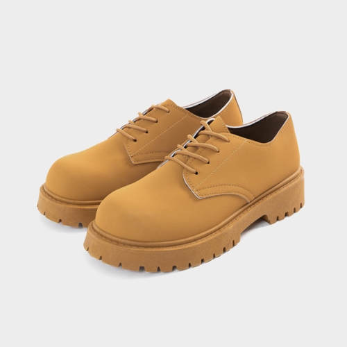 GO97 이바 러기드 더비 슈즈 | 쿠키브라운