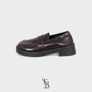 에브리데이 소이니 청키힐 에나멜 페니 로퍼 ED2607 | 브라운