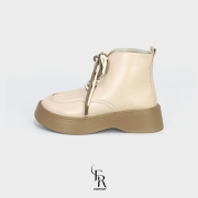 에브리데이 비스뷔 플랫폼 레이스업 워커 부츠 ED2612 | 아이보리