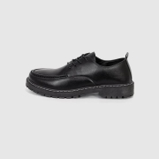 GO36 브락스톤 스티치 4홀 더비 슈즈 | 블랙