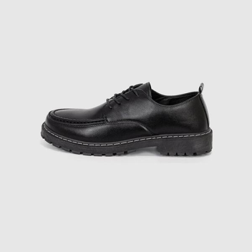 GO36 브락스톤 스티치 4홀 더비 슈즈 | 블랙