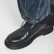 헤더 베이직 더비 슈즈 | 블랙