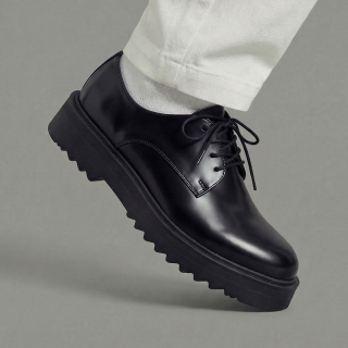 캐스퍼 5.5cm 샤크솔 볼륨 더비슈즈