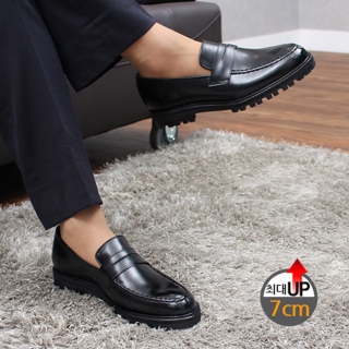 최대 7cmUP 페니로퍼 3055-1 코만도솔 | 블랙