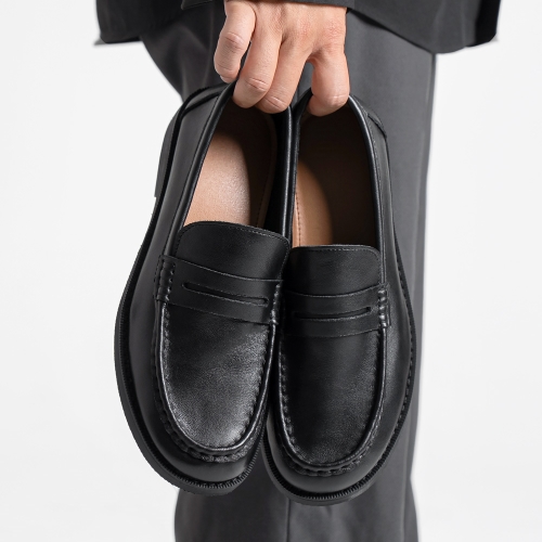 MONO9 올슈틴 베이직 페니 로퍼 | 제트블랙