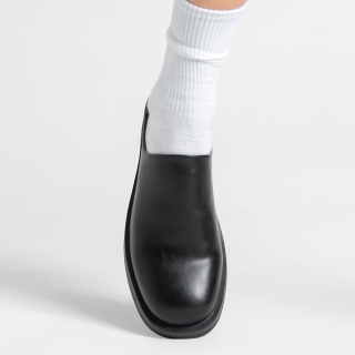 MONO11 비톰 미니멀 5CM 뮬 | 엣지블랙