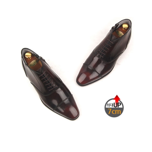최대 7cmUP 옥스포드 댄디 스트레이트팁 처커슈즈 1058 | 와인아도방