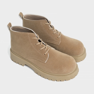 GO80 스우리다 5CM 스웨이드 코만도 워커 부츠 | 카멜
